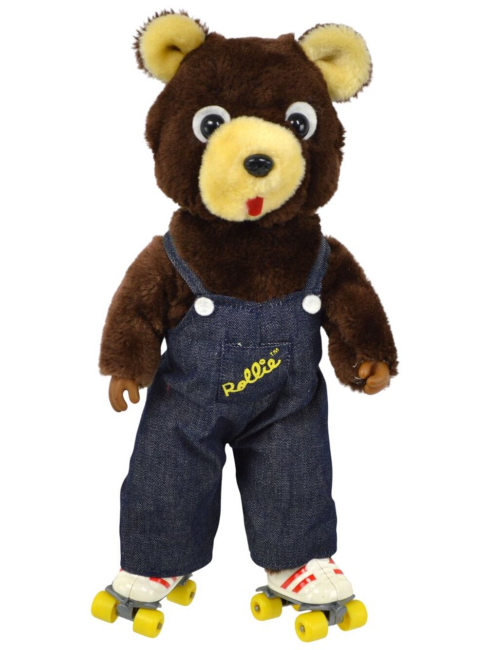 Rollie The Roller Skating Bear Leader Electronic Toy WORKING Vintage